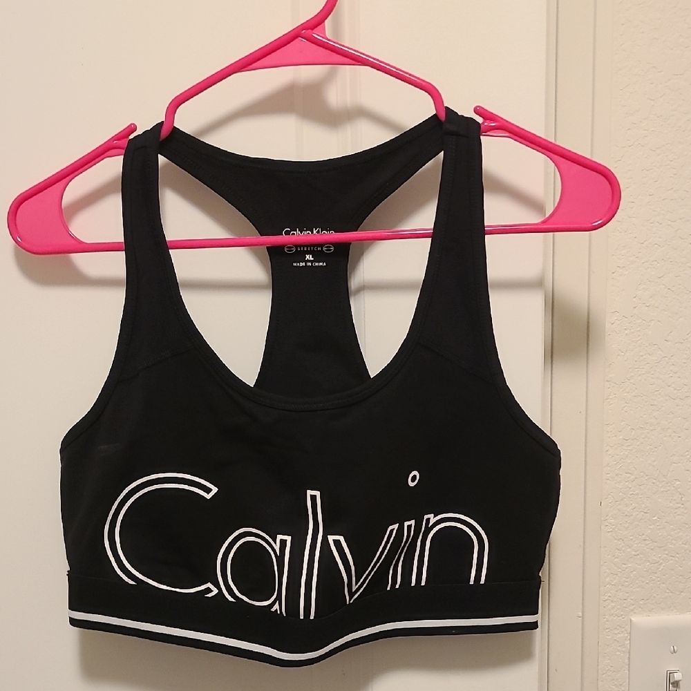 Calvin Klein Black Racerback Bra